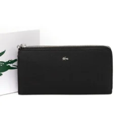 LACOSTE Billeteras NF4765DZ 000 NEGRO