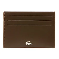 LACOSTE Tarjetero NH1346FG 028 DARK BROWN