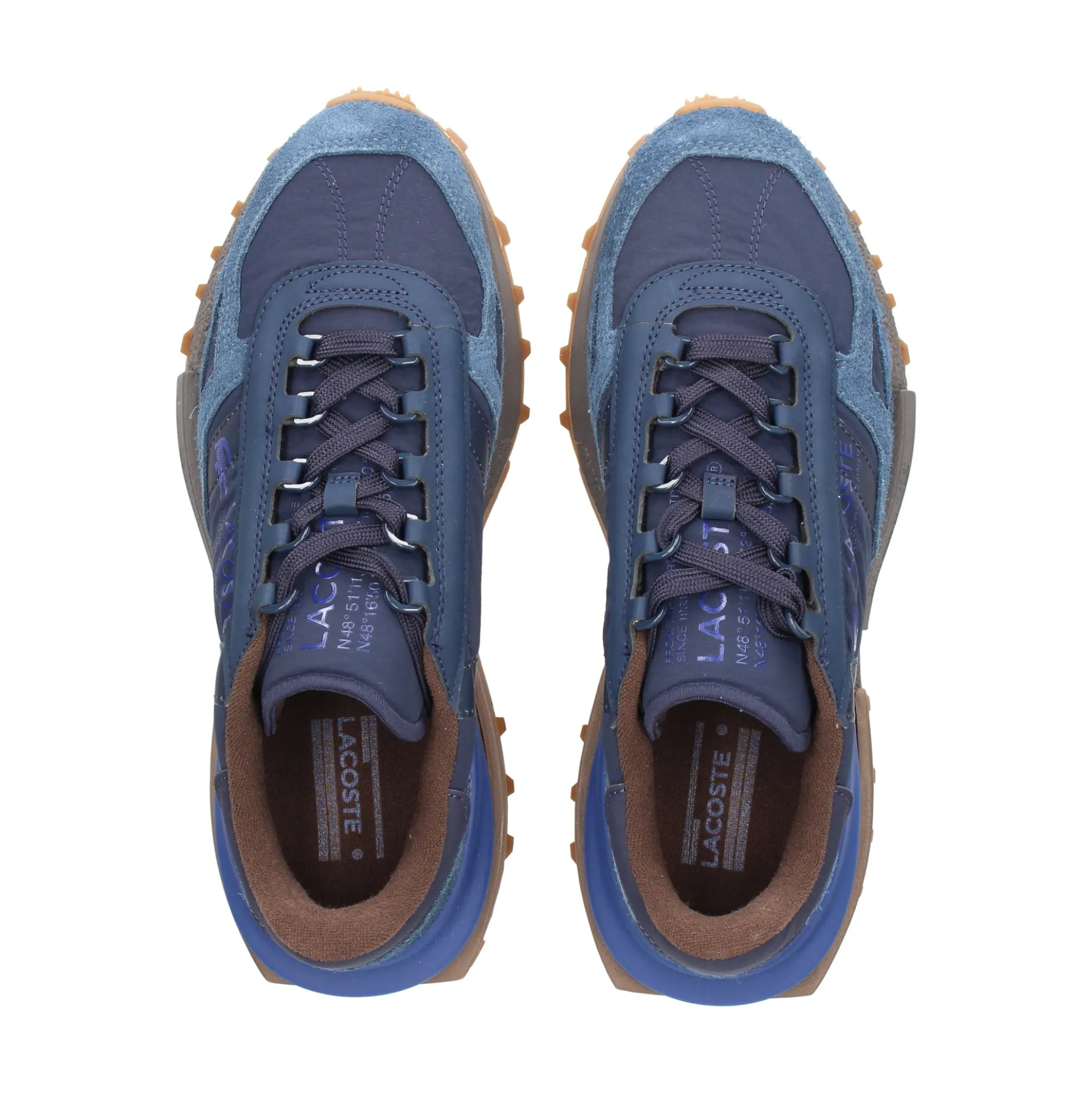 LACOSTE Zapatillas de Hombre 50SMA0081 2Q8 NVY/BRW