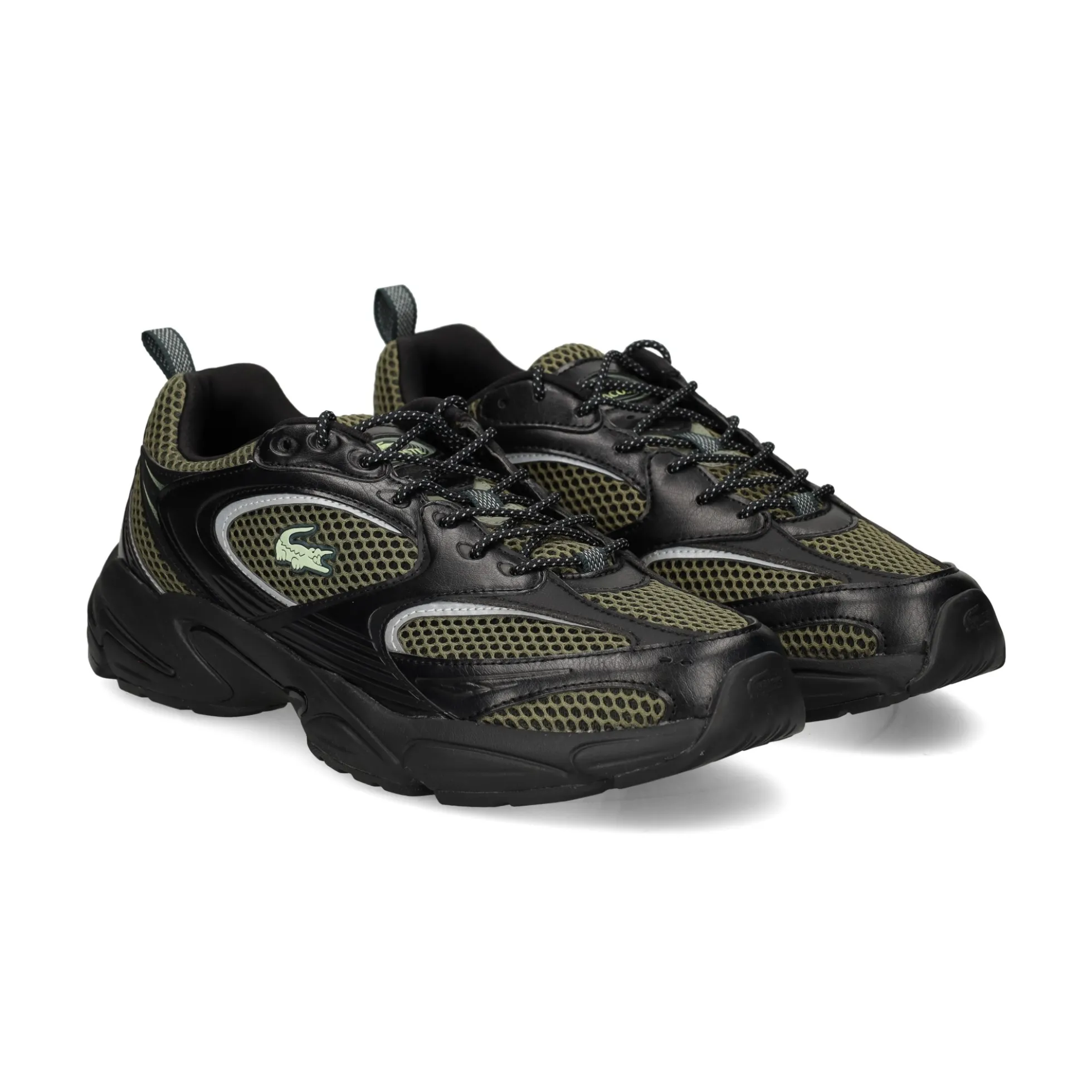 LACOSTE Zapatillas de Hombre 50SMA0170 2J9 BLK/LT GRN