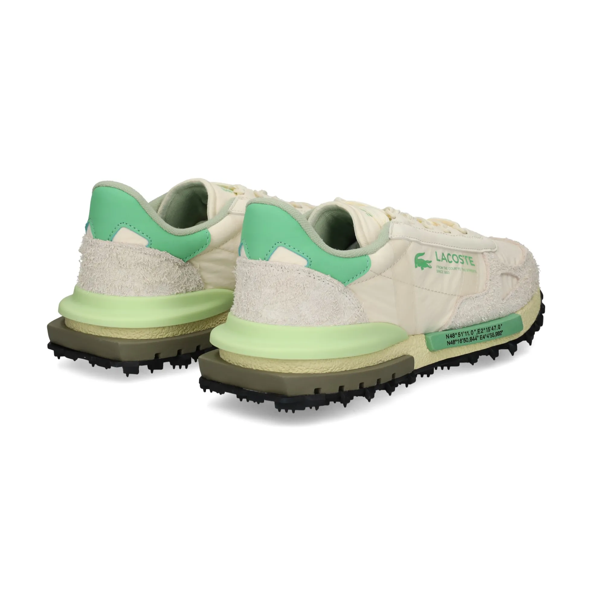 LACOSTE Zapatillas de Hombre 50SMA0078 WG1 OFF WHT/GRN