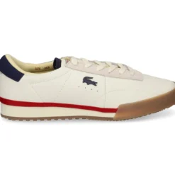 LACOSTE Zapatillas de Hombre 50SMA0161 407 WHT/NVY/RED