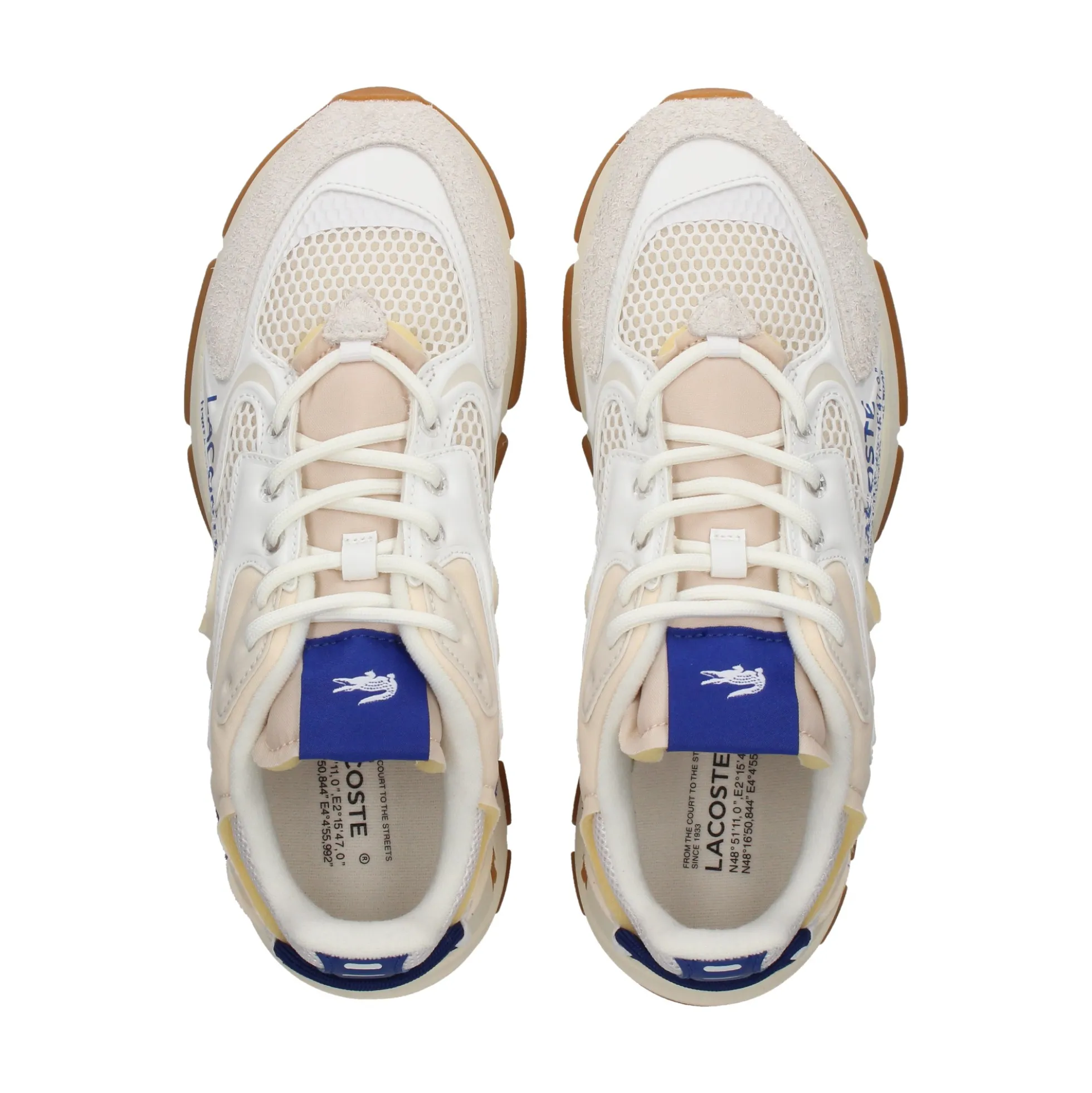 LACOSTE Zapatillas de Hombre 47SMA0097 080 WHT/BLUT