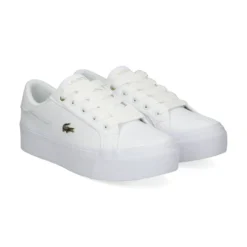 LACOSTE Zapatillas de Mujer 47CFA0005 216 WHT/GLD