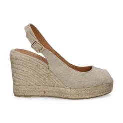 LA SANTA Zapatos cuña 23YU168-01 BEIGE