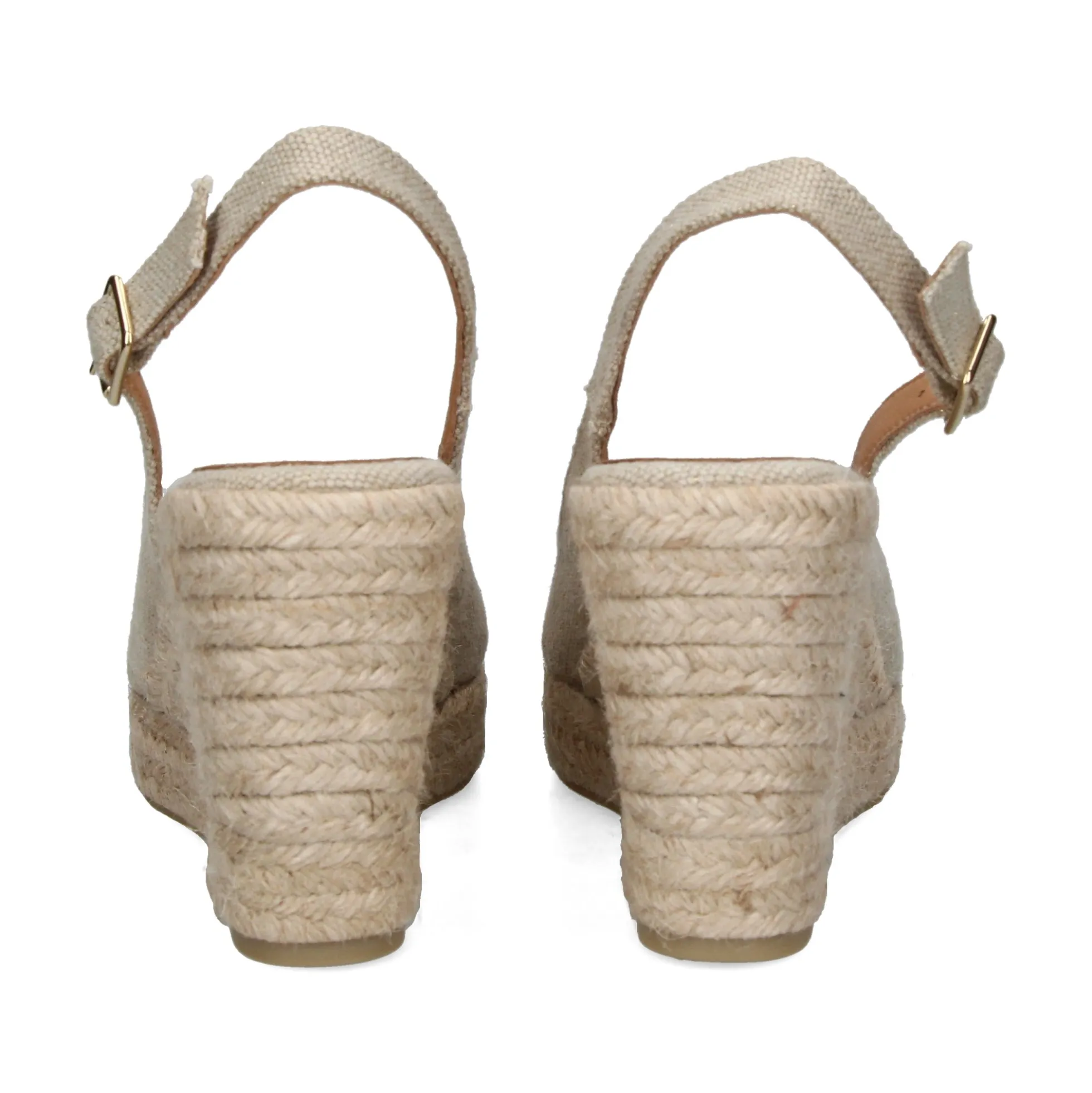 LA SANTA Zapatos cuña 23YU168-01 BEIGE