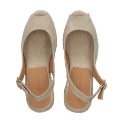 LA SANTA Zapatos cuña 23YU168-01 BEIGE