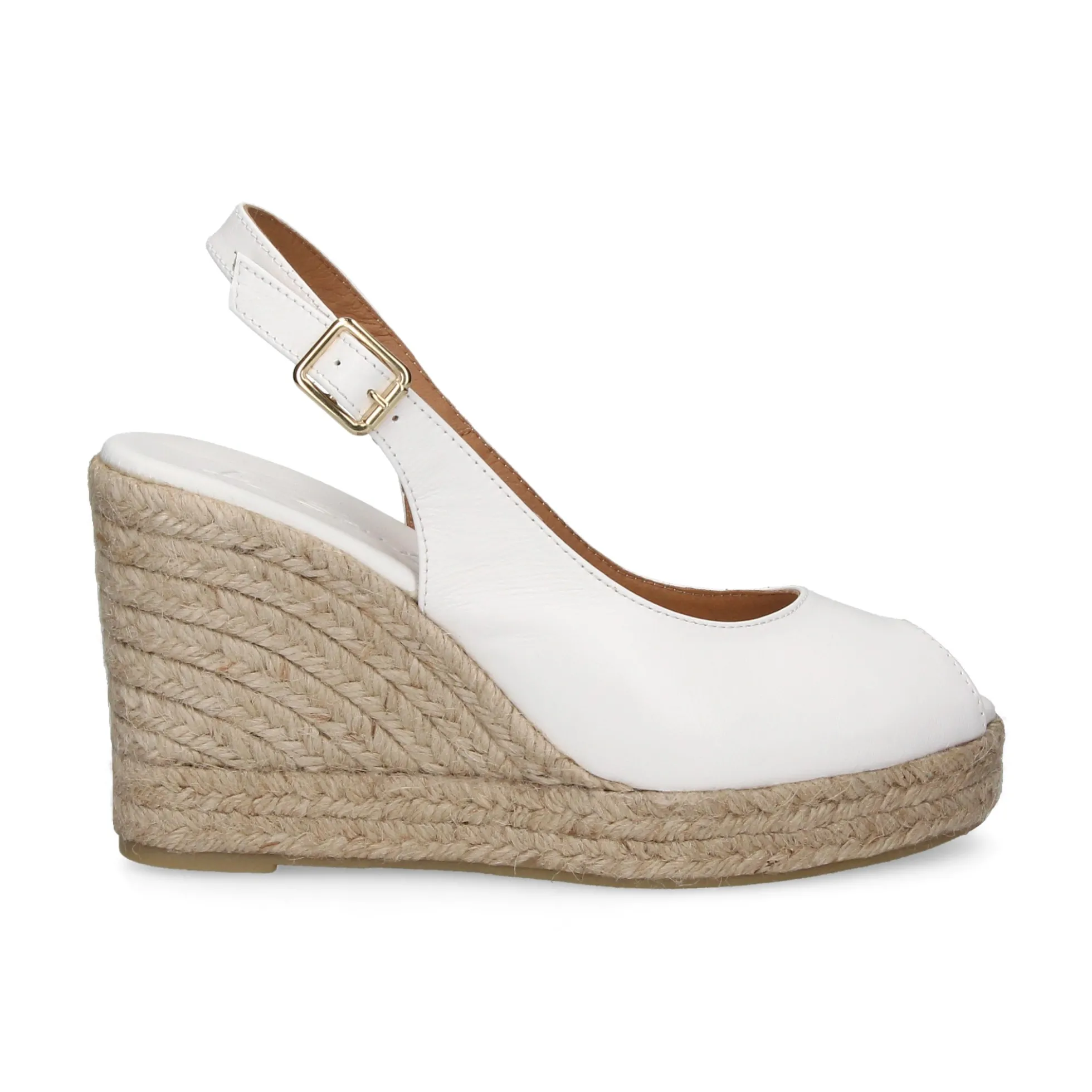 LA SANTA Zapatos cuña 23YU168 BLANCO