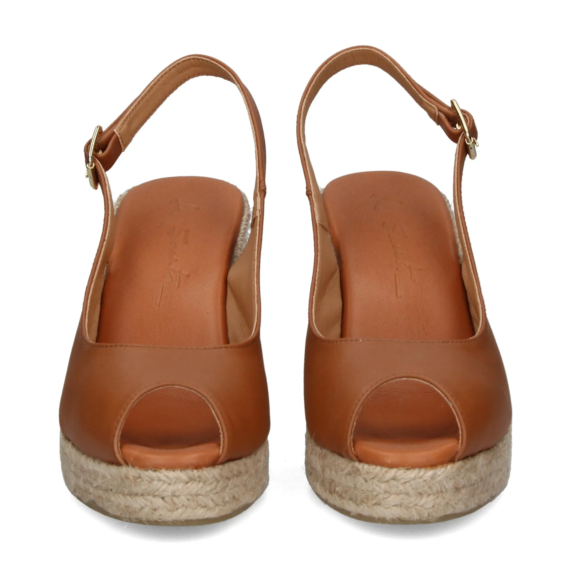 LA SANTA Zapatos cuña 23YU168 CAMEL