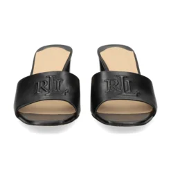 LAUREN RALPH LAUREN Sandalias con tacón de Mujer EVERLEY HEEL 001 NEGRO