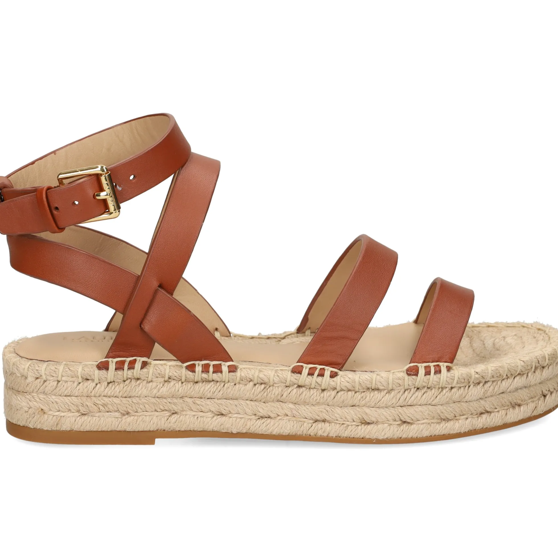 LAUREN RALPH LAUREN Sandalias con plataforma de Mujer POLLY GLDTR 001 TAN