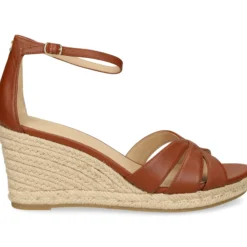 LAUREN RALPH LAUREN Sandalias cuña de Mujer NELLIE-ESPADRILLES 002 TAN