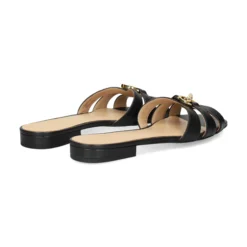 LAUREN RALPH LAUREN Sandalias planas de Mujer BLAIKE SLIDE 002 NEGRO