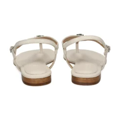 LAUREN RALPH LAUREN Sandalias planas de Mujer ELLINGTON 002 SOFT WHITE