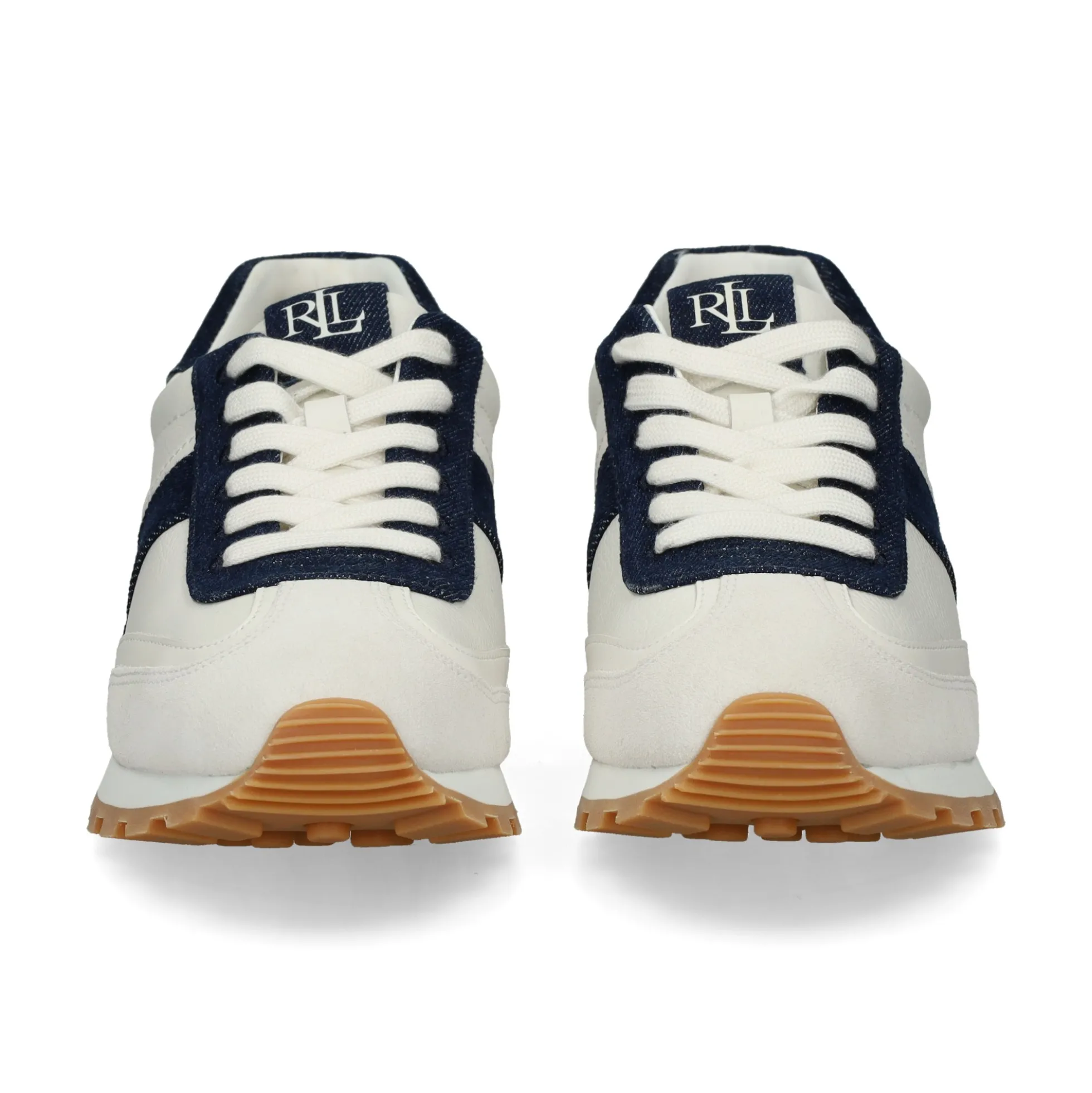 LAUREN RALPH LAUREN Zapatillas de Mujer DANI-SNEAKERS 001 WHT/BNC/VRY