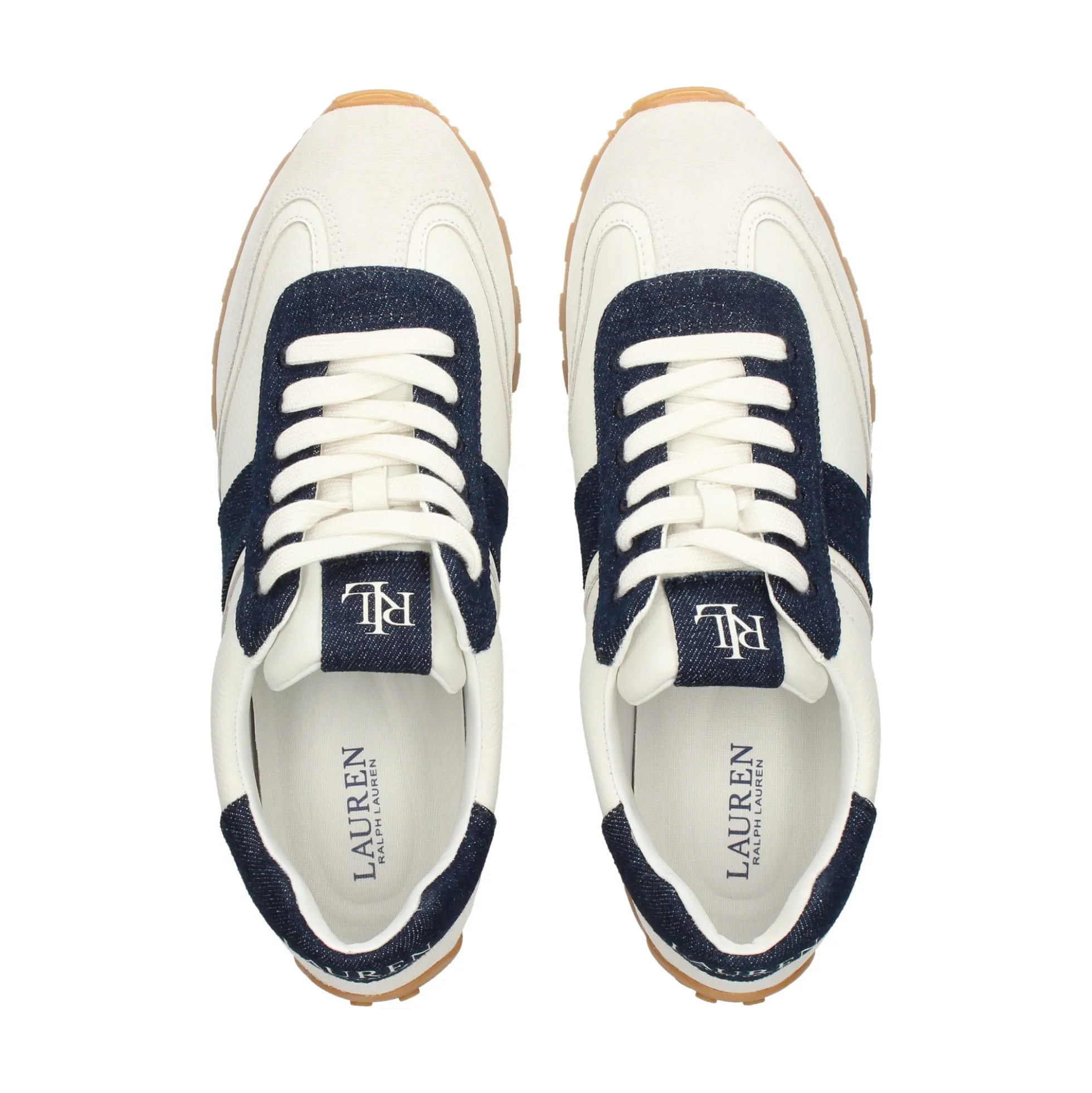 LAUREN RALPH LAUREN Zapatillas de Mujer DANI-SNEAKERS 001 WHT/BNC/VRY