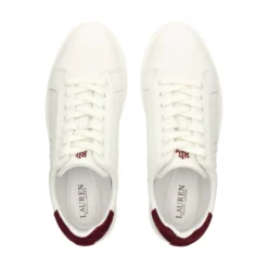 LAUREN RALPH LAUREN Zapatillas de Mujer AINSLEY-SNEAKERS 003 WHITE-GARNE