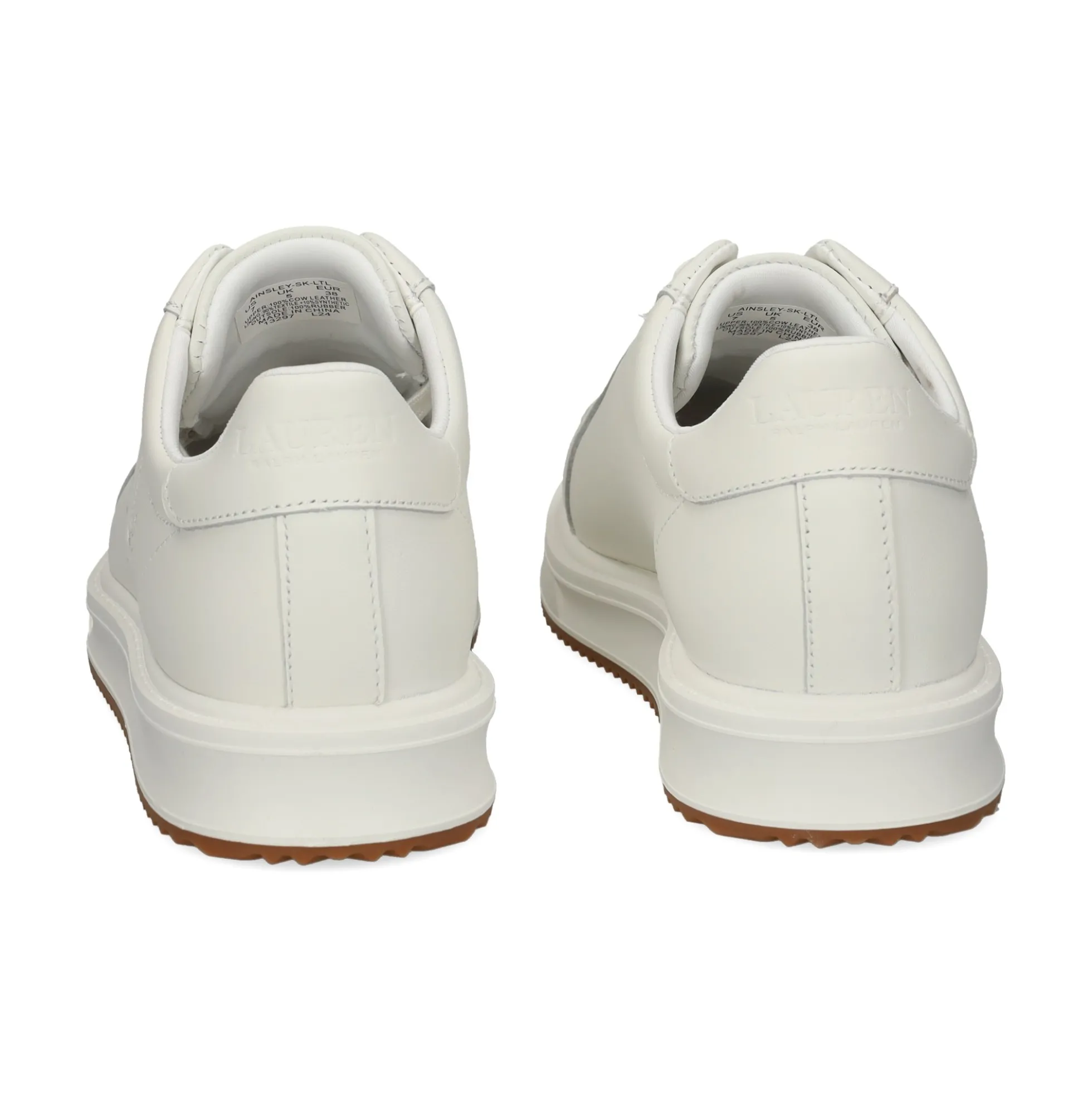 LAUREN RALPH LAUREN Zapatillas de Mujer AINSLEY-SNEAKERS 001 SNOW WHITE