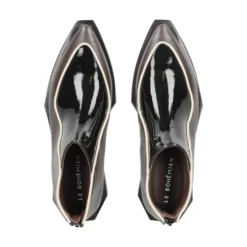 LE BOHÉMIEN Botines planos de Mujer G014 NEGRO
