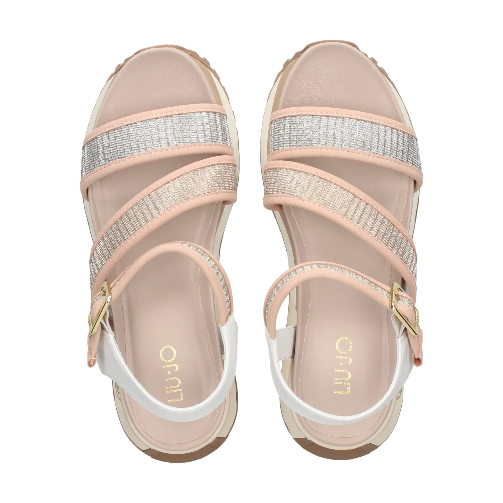 LIU·JO Sandalias con plataforma de Mujer BA3159EX135 S1632 GLIT