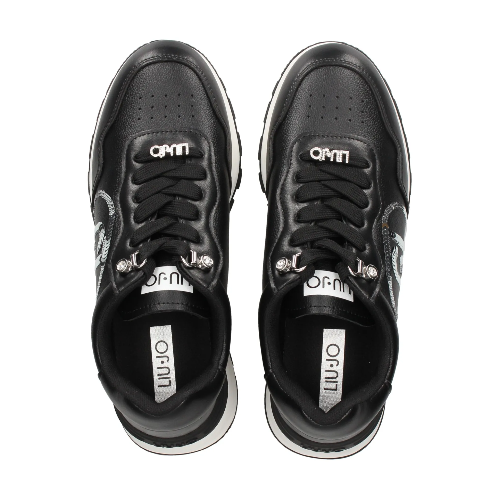 LIU·JO Zapatillas de Mujer BF3087EX207 01039 BLKA/SILV