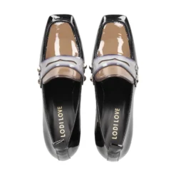 LODI Mocasines de Mujer BRE4922 NEGRO/STEEL/TAU