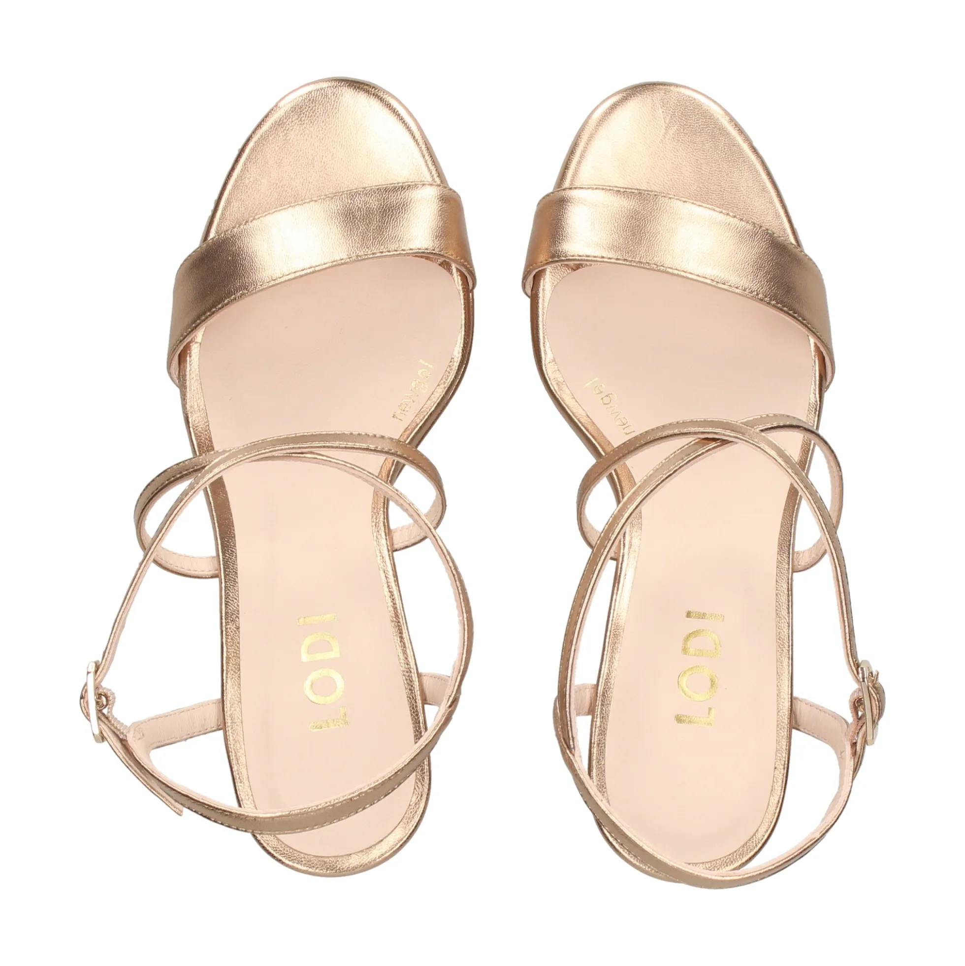 LODI Sandalias con plataforma de Mujer LESERA LATON