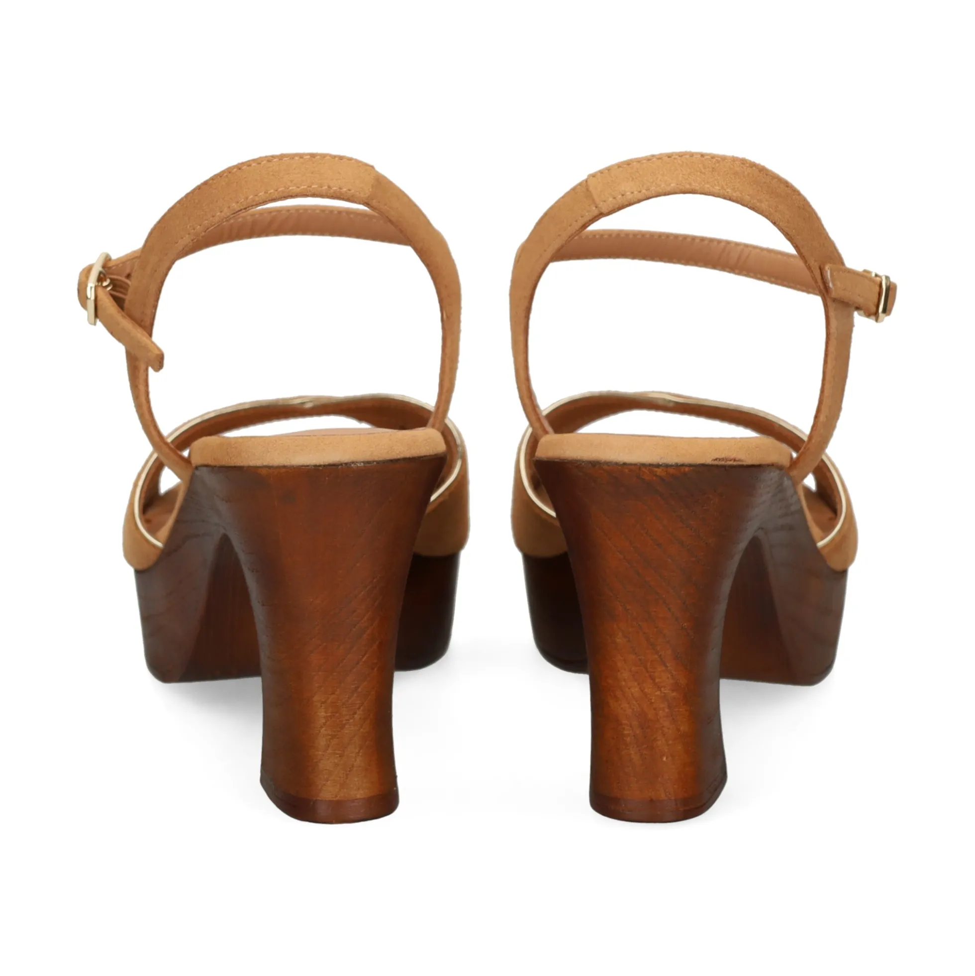LODI Sandalias con plataforma de Mujer GIN4511 ANTE CAMEL
