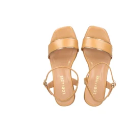 LODI Sandalias con plataforma de Mujer GIN4513 VEGAS CAMEL
