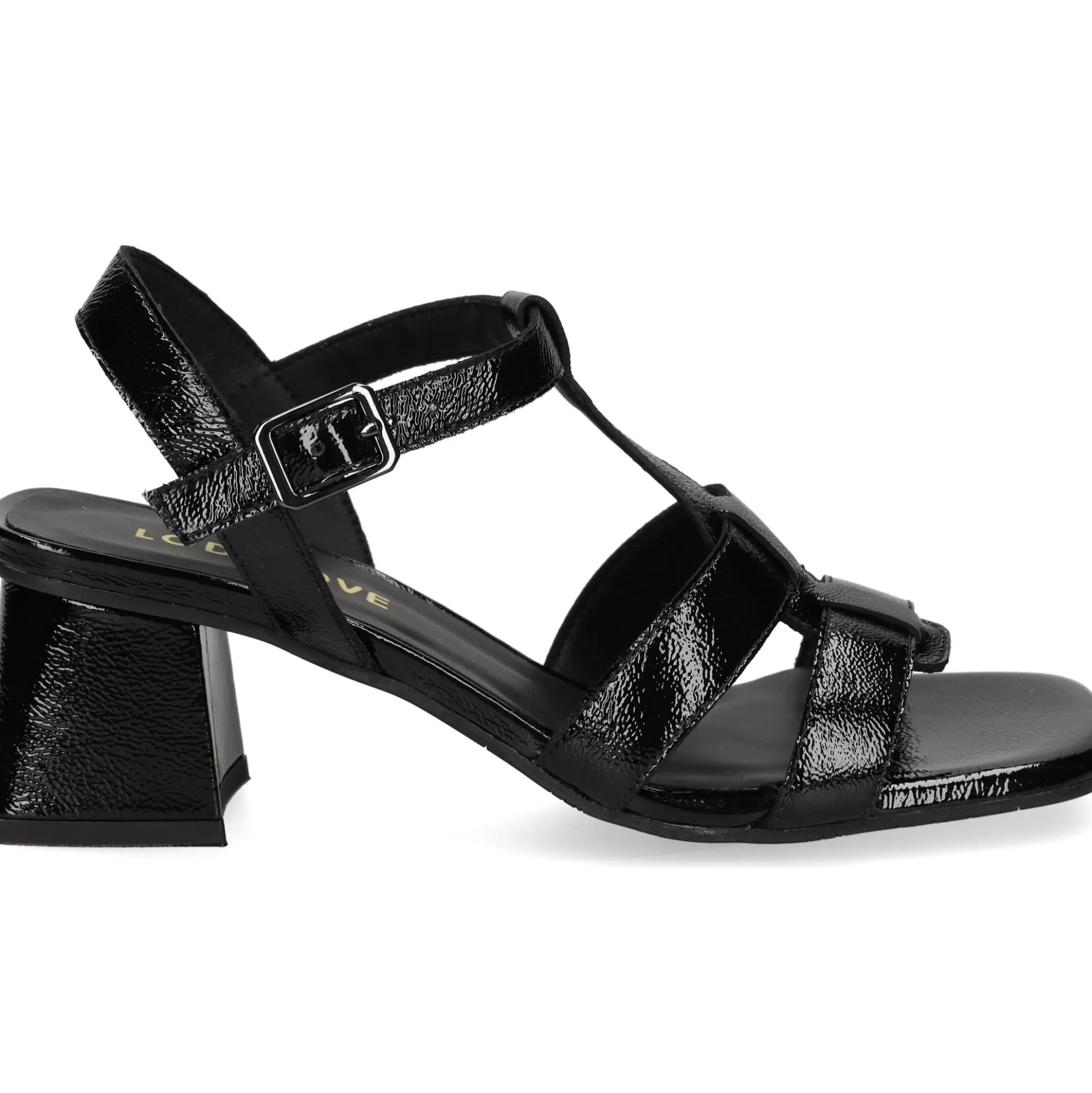 LODI Sandalias con tacón de Mujer MIL5214-GO NEGRO