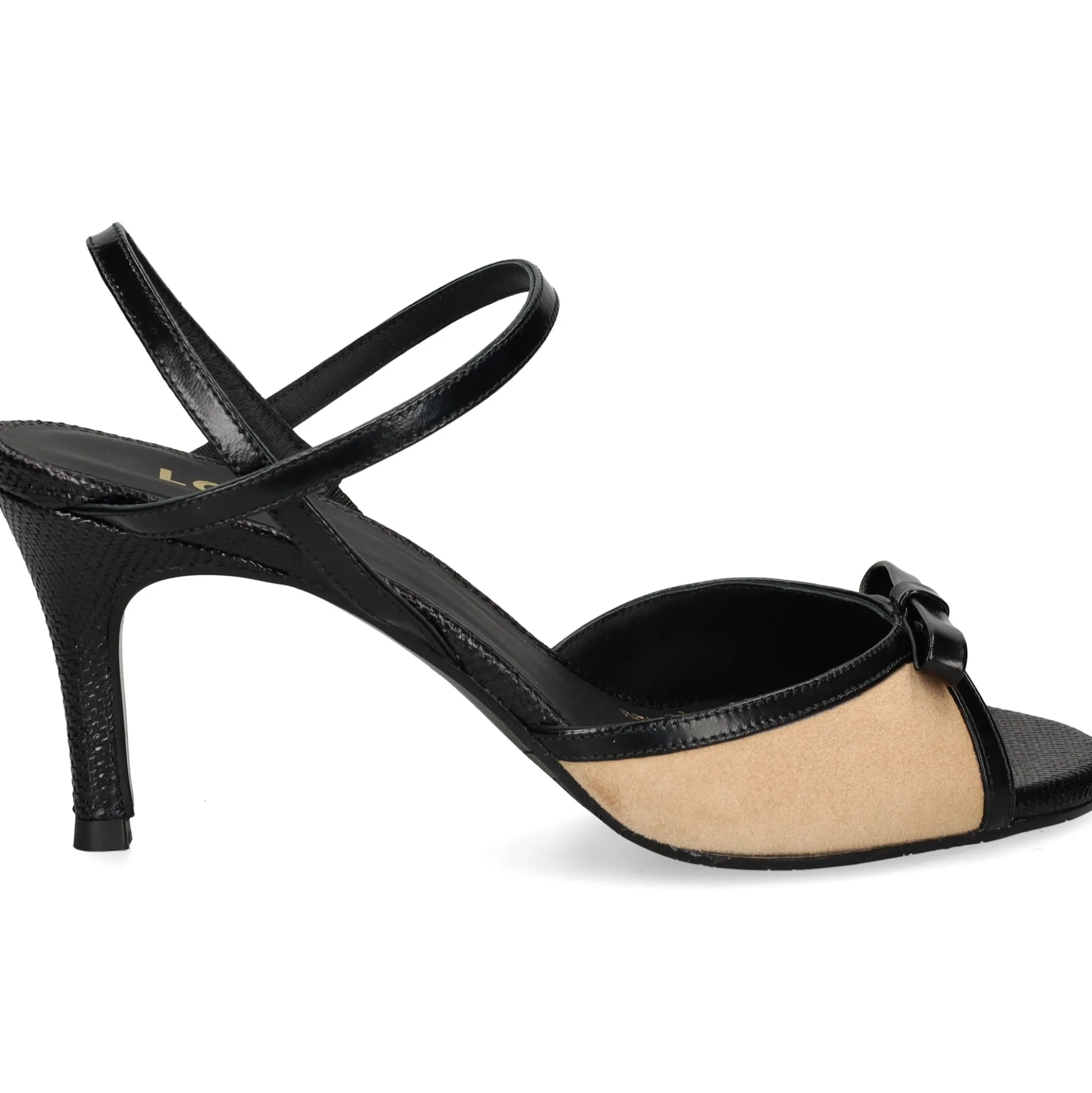 LODI Sandalias con tacón de Mujer LUANES NEGRO/ARENA