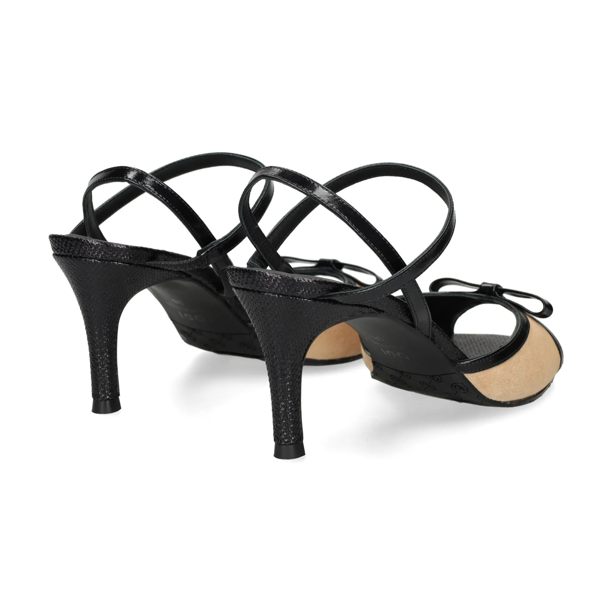LODI Sandalias con tacón de Mujer LUANES NEGRO/ARENA