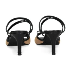 LODI Sandalias con tacón de Mujer LUANES NEGRO/ARENA