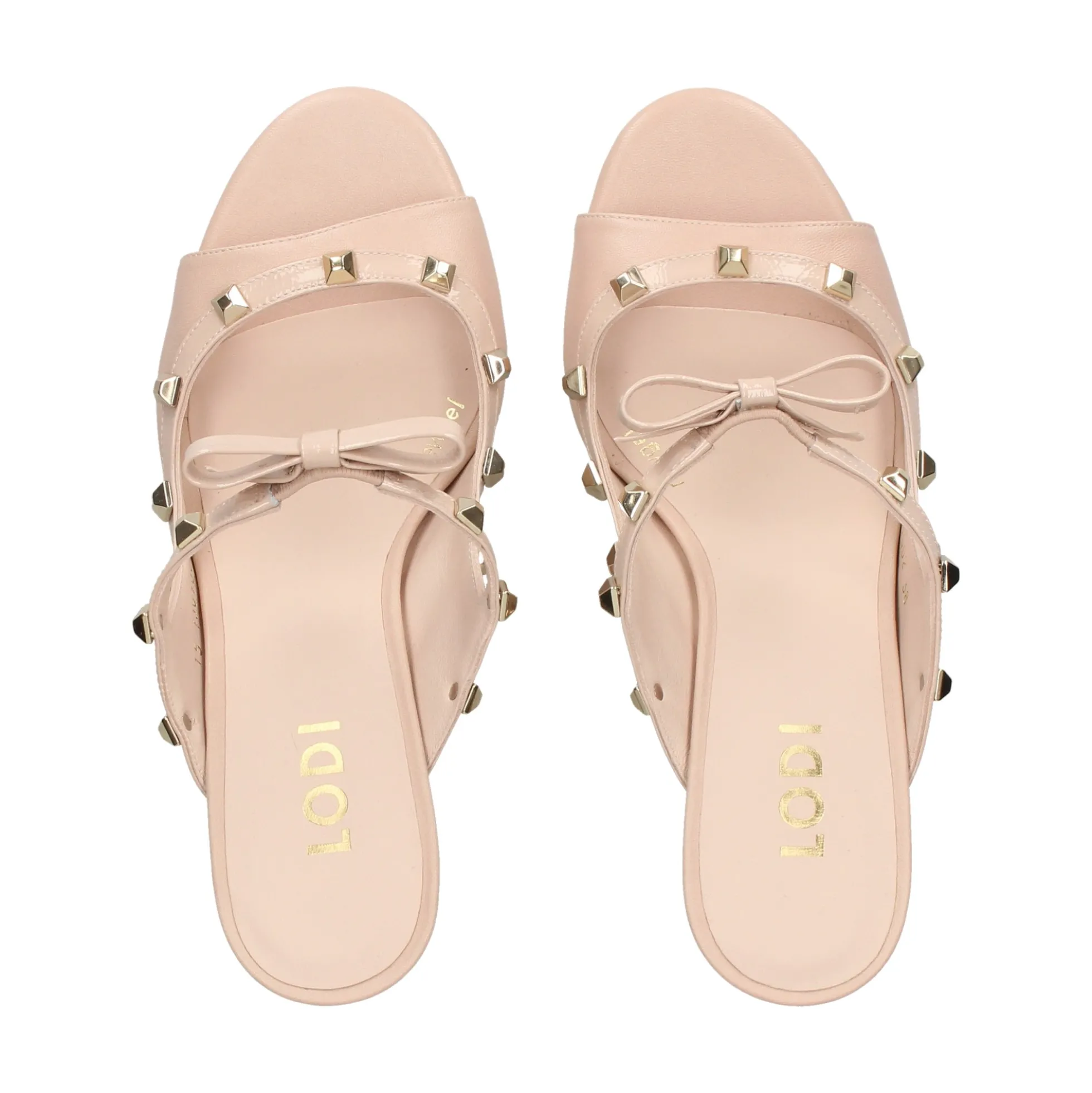 LODI Sandalias con tacón de Mujer LINIUS C101 NUDE/PETAL