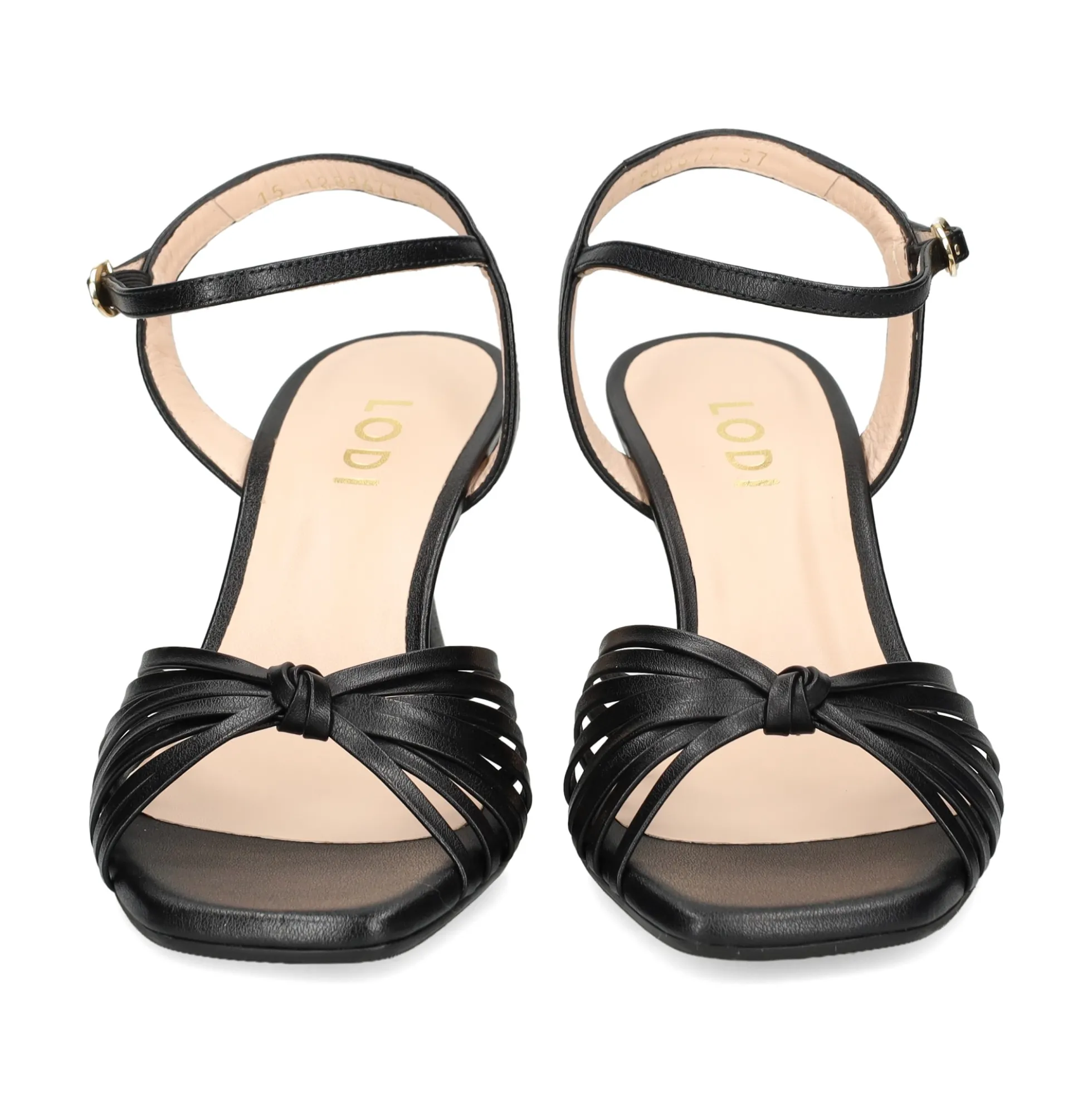 LODI Sandalias con tacón de Mujer LUSUR NEGRO