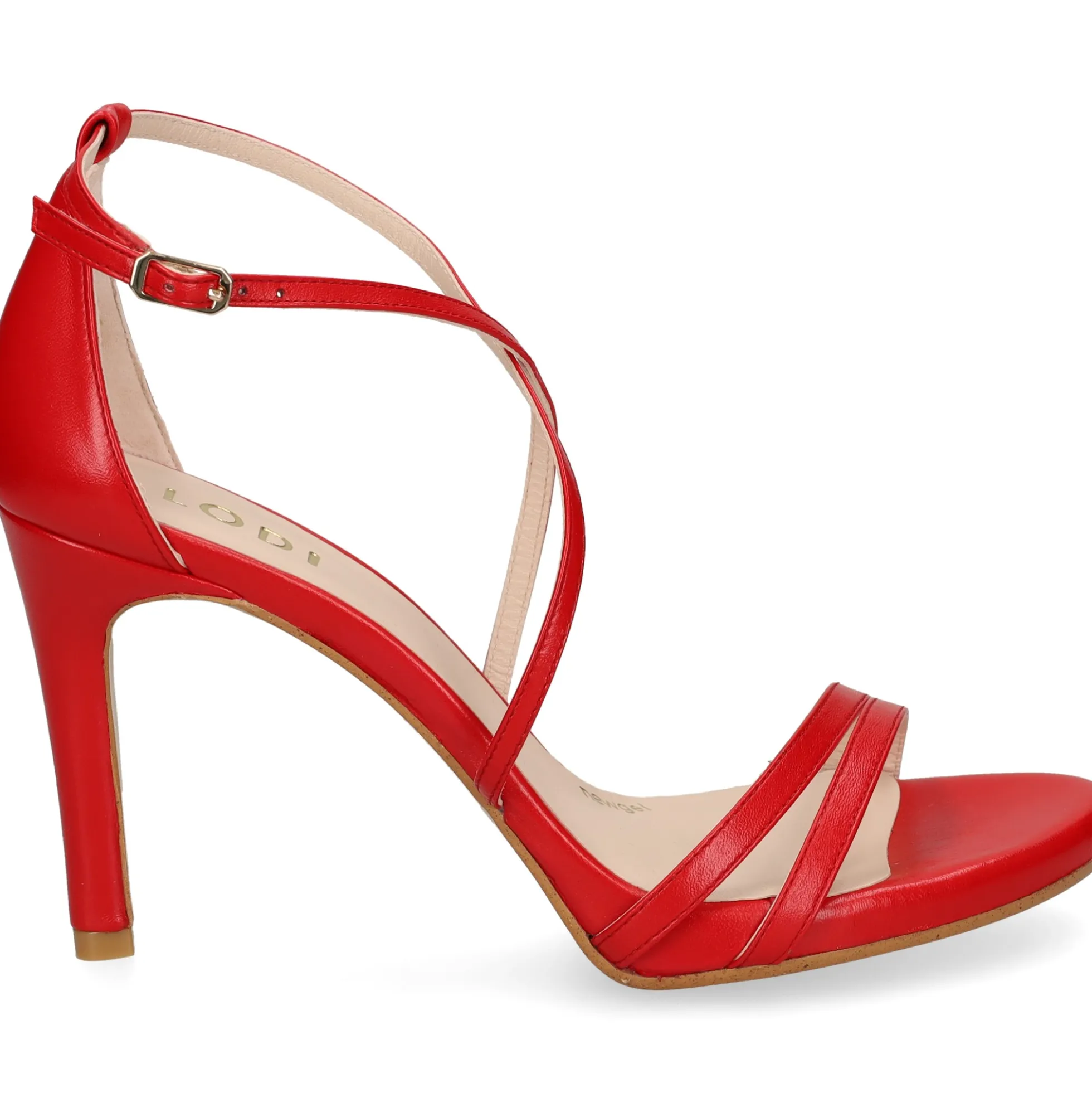 LODI Sandalias con tacón de Mujer INRIKO-X SCARLET