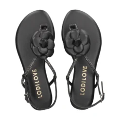 LODI Sandalias planas de Mujer BR5500 C1 NEGRO