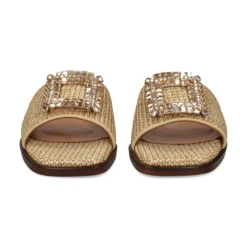 LODI Sandalias planas de Mujer NU4890 RAFIA NATURAL C