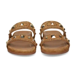 LODI Sandalias planas de Mujer A-POL C4 CAMEL