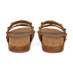 LODI Sandalias planas de Mujer A-POL C4 CAMEL