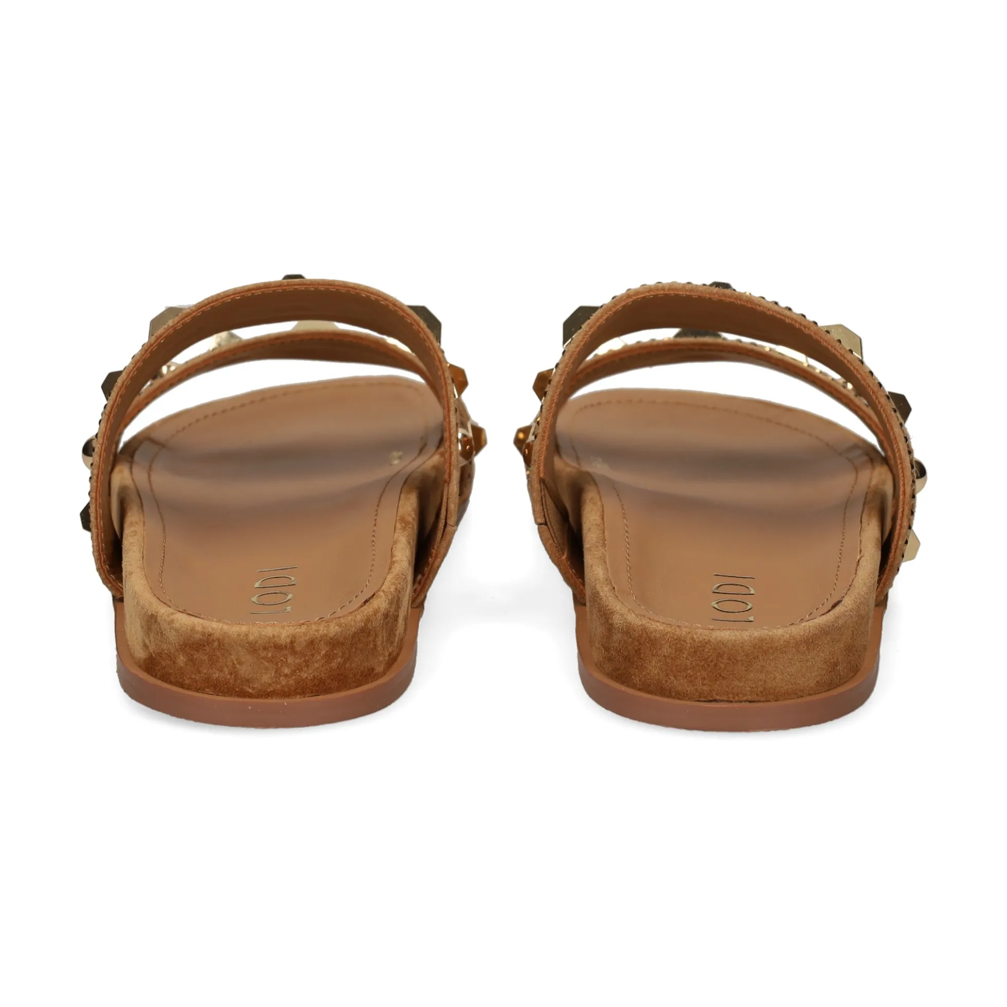 LODI Sandalias planas de Mujer A-POL C4 CAMEL