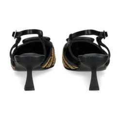 LODI Zapatos de tacón medio de Mujer BESO EGRO-NATURAL