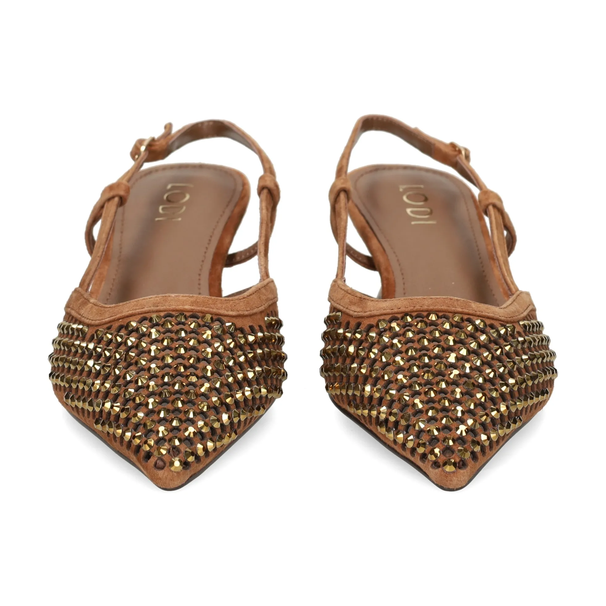 LODI Zapatos de tacón medio de Mujer A-CASIA C501 CHOCOLATE