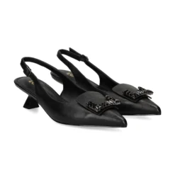 LODI Zapatos de tacón medio de Mujer RINO NEGRO