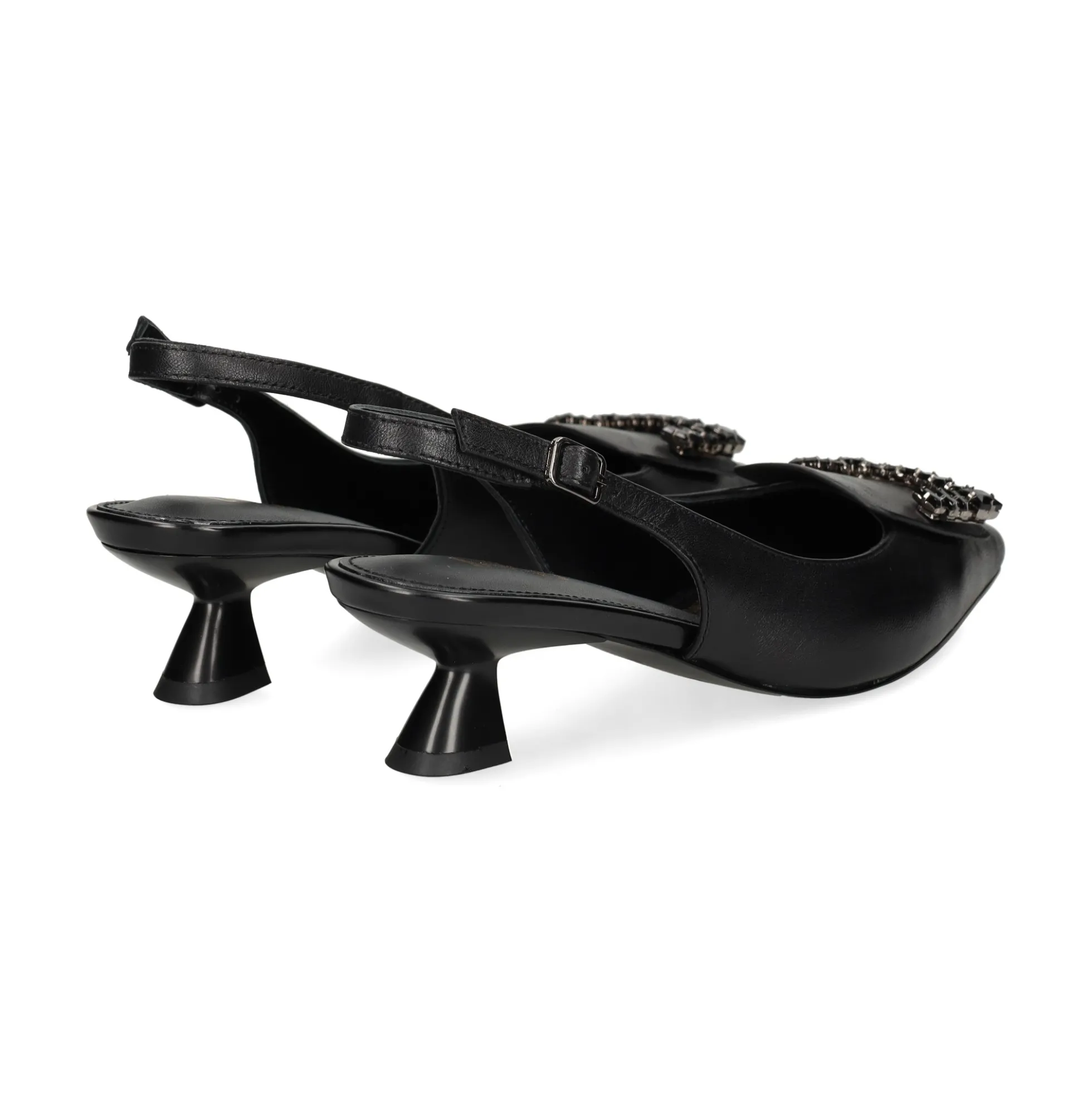 LODI Zapatos de tacón medio de Mujer RINO NEGRO