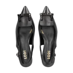 LODI Zapatos de tacón medio de Mujer RINO NEGRO