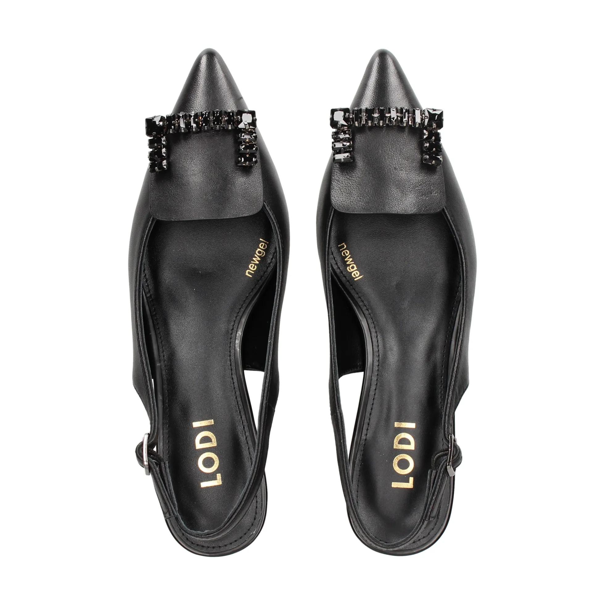 LODI Zapatos de tacón medio de Mujer RINO NEGRO