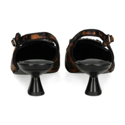 LODI Zapatos de tacón medio de Mujer RINOLA LEOPARDO/NEGRO