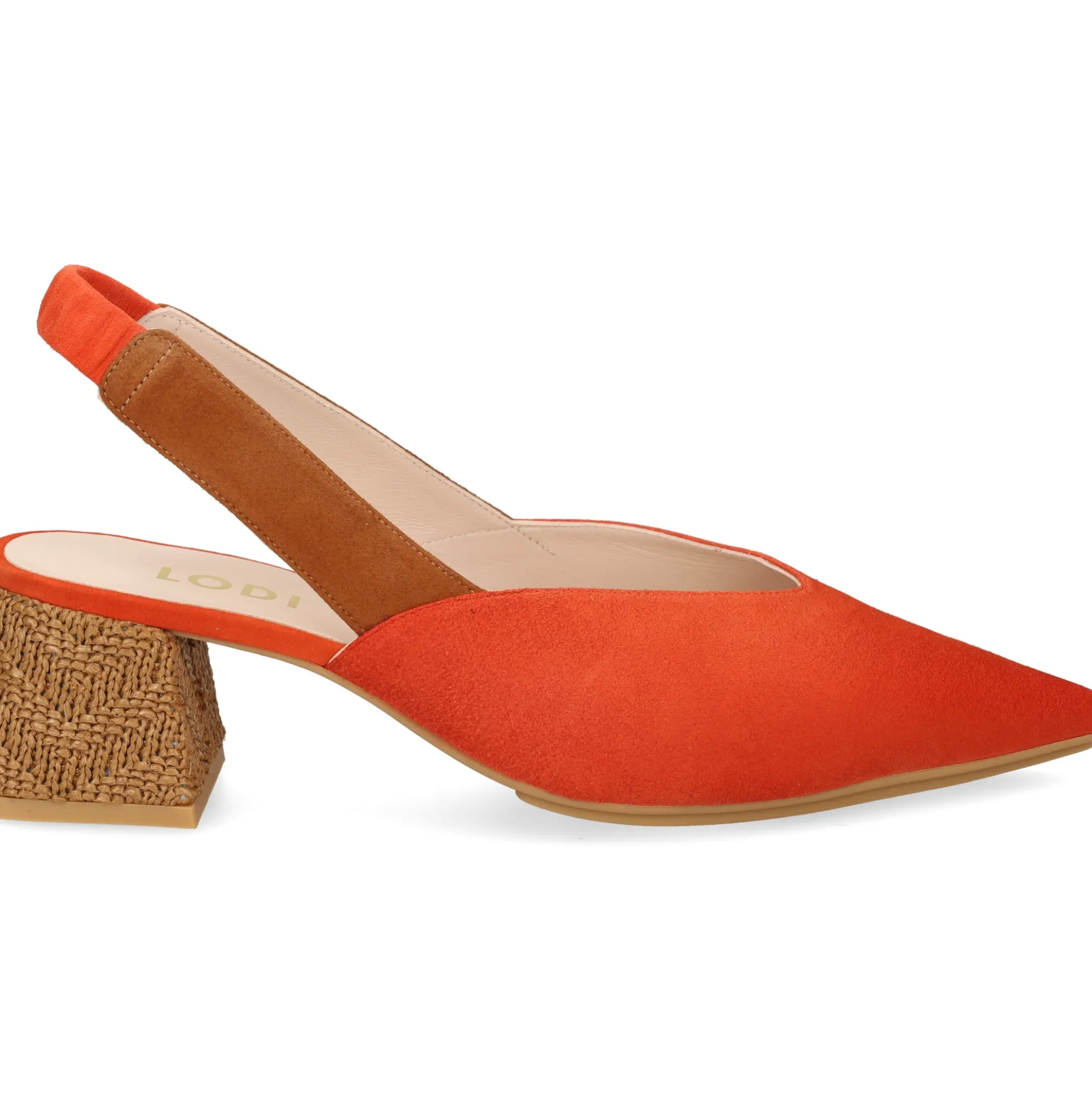 LODI Zapatos de tacón medio de Mujer CHISTA CALDERA/TABACO