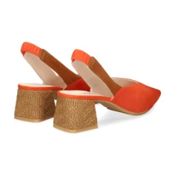 LODI Zapatos de tacón medio de Mujer CHISTA CALDERA/TABACO